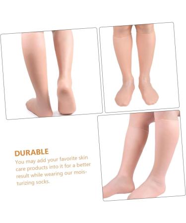 Healeved 2 Pairs Exfoliating Moisturizing Socks Rainbow Birthday Party Hats Feet Moisturising Socks Foot Care Supplies Dry Heels Socks Long Moisturizing Socks Girl Heels Sebs Women's Socks - Buy Online on GoSupps.com