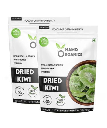 Indian Natural Grocery Nam Organics - Dried Kiwi Fruit Slices - 1 Kg Pouch - Fresh Kiwi Dry Fruits ( Gluten Free Vegan & NON GMO )
