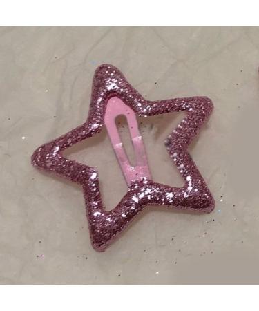 hgnxa Star Hair Clip Kids Glitter Metal Hair Clips Barrettes Hairpins Girls Hair Accessories Headwear Styling Tools Rose Red - Buy Online on GoSupps.com
