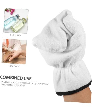 FRCOLOR 2 Pairs Wax Essential Oil Gloves Hand Spa Cover Paraffin Wax Gloves Paraffin Wax Cover Paraffin Wax Hand Cover Hand Spa Gloves Gel Spa Mask White Work Insulation Polyester - Buy Online on GoSupps.com