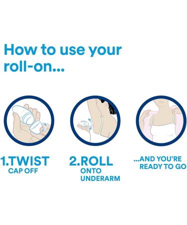 Dove Go Fresh Pomegranate & Lemon Verbena Anti Perspirant Deodorant Roll-On 6x50ml - Refreshing Scent - 300ml Total - Buy Online on GoSupps.com