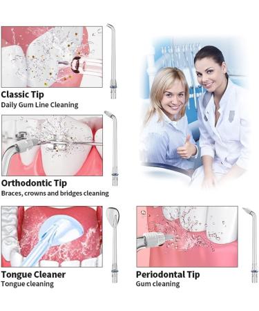 Buy Cordless Water Dental Flosser - Ultra Oral Irrigator for Braces Care | 6 Modes & 4 Jet Tips - Fast International Shipping - Buy Online on GoSupps.com