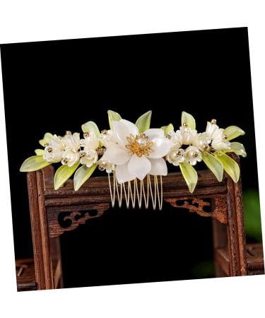 Didiseaon Handmade Leaf Comb Headwear for Women Wedding Headpiece Hair Gems for Women Bridal Accessories Wedding Hair Accessories for Brides Tiara Bridesmaid Hair Comb The Flowers Alloy - Buy Online on GoSupps.com