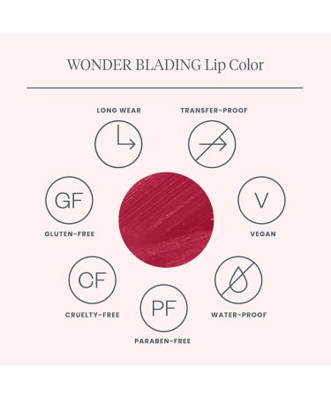 Wonderskin Divine Wonder Blading Peel and Reveal Lip Stain Kit | Long Lasting Nude Waterproof Lip Stain - Pink Tint | Transfer-Proof Lip Tint - Buy Online on GoSupps.com