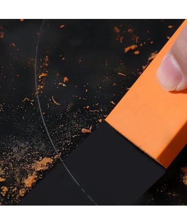 dinio 4Pcs Easy Limescale Eraser Bathroom Glass Rust Remover Rubber Stainless Steel Decontamination Brush Kitchen Toilet Rust Brush Household Kitchen Cleaning Tools - Buy Online on GoSupps.com