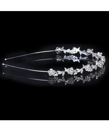 Perfeclan Wedding Bride Hair Tiara - Elegant Crystal Headband for Weddings Proms & Parties - Buy Online on GoSupps.com