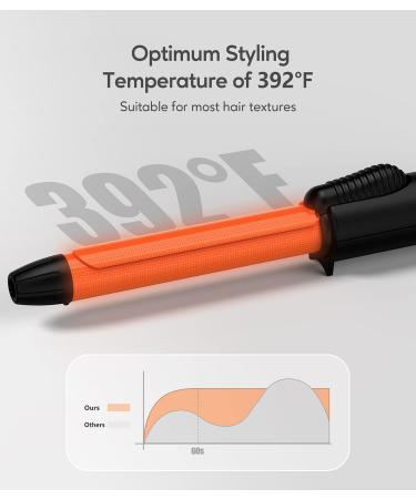 FARERY Mini Travel Curling Iron with 1/2 Inch Ceramic Barrel - Dual Voltage Hair Curler with Keratin & Argan Oil Infusion - Includes Storage Bag - Buy Online on GoSupps.com