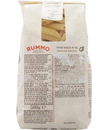 Rummo Italian Pasta Penne Rigate No.66 500g - 2022 Great Taste Award Winner - Buy Online on GoSupps.com