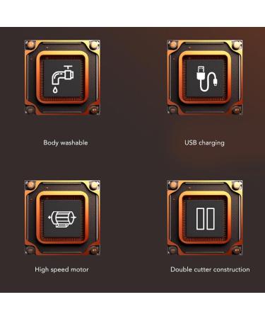 Electric Hair Clipper with Floating Stainless Steel Cutter for Perfect Fitting Grooming LCD Display Trimmer for Men - Buy Online on GoSupps.com