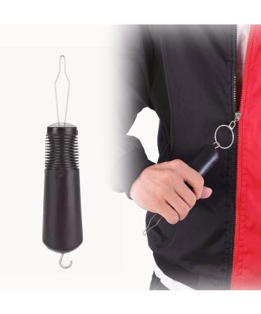 Clothes Button Hook Helper, Button Aid Puller for Jackets and Pants Zipper, Grip for Arthritis & Joint Pain Patients