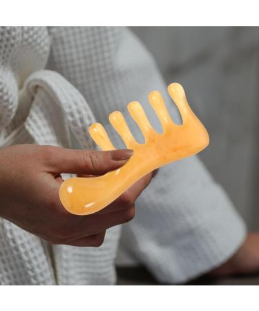 Shop Minkissy 3pcs Resin Massage Comb Set - Jade Comb & Gua Sha Scalp Massager for Head Care | International Shipping Available - Buy Online on GoSupps.com