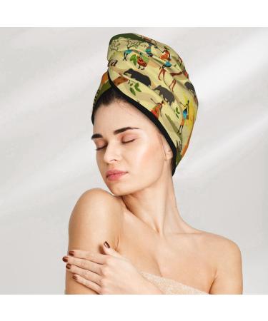 Buy Ethnic African Microfiber Hair Towel - Super Absorbent Coral Velvet Wrap for Women Quick-Dry Cap for Long Curly & Thick Hair - Buy Online on GoSupps.com