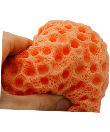 Beaupretty exfoliating Bath Sponge Remover Dead Skin face exfoliator Sponge Gentle Face Washing Spa Exfoliator Bathing exfoliator Brush Natural Cellulose Bath Sponge Bath Wipe Baby - Buy Online on GoSupps.com