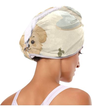 Tea Cup Dog Hair Towel 2 Pack | Super Absorbent Quick Dry Hair Turbans for Women & Girls - Buy Online on GoSupps.com