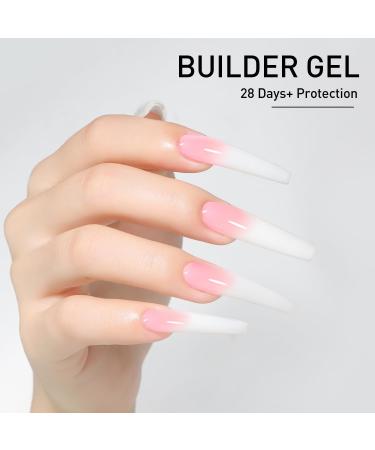 Beautilux Rose Builder Nails Gel 50g Soak Off Self-leveling French Extension Gel French Hard Gel Extension for Nail Art BHB50-12-Rose - Buy Online on GoSupps.com