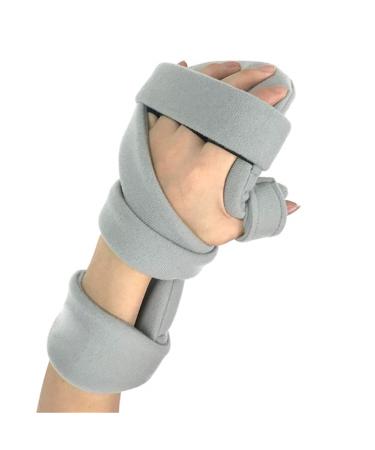 Functional Resting Hand Splint wrist Support Brace Finger Hand Splint Strap Carpal Tunnel Splint Fingers Palm Bone Fracture Fixed Orthosis Plate health Helper (Left Hand)