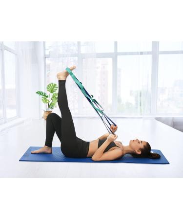 Cerbonny Calf Stretcher & Foot Stretcher Set 9 Loops Yoga Stretching Strap with Door Anchor  Snap Hook  Nonelastic Leg Stretcher for Plantar Fasciitis Relief  Achilles Tendonitis  Pilates and Dance - Buy Online on GoSupps.com
