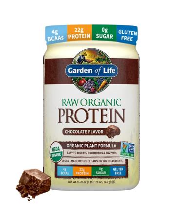 Garden of Life RAW Organic Protein Organic Plant Formula Chocolate 23.28 oz (660 g)