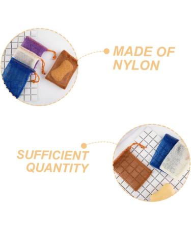 Ipetboom 4pi ces Sac Exfoliant Maille Pour Poche De Mousse Avec Cordon De Serrage Sac Pratique Pour Voyage Et Lavage Corps - Buy Online on GoSupps.com
