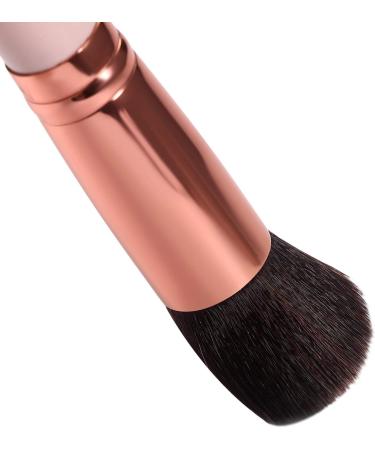Vtrem Foundation Makeup Brush 2 Pieces Flat Top Kabuki Brushes with Premium Synthetic Dense Bristles Perfect For Blending Liquid Cream or Flawless Powder Cosmetics Buffing Stippling Concealer - Buy Online on GoSupps.com