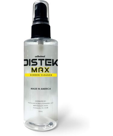 cellhelmet DISTEK Max Screen & Phone Cleaner - 70% Isopropyl Alcohol Disinfectant for All Glass Displays - 120mL / 4oz + Microfiber Cloth - Made in USA - Buy Online on GoSupps.com