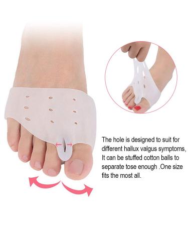 Gel Toe Separators and Metatarsal Pads for Pain Relief - Forefoot Cushions for Men and Women - Bunion Corrector and Toe Straightener - 4 Pcs Set - Buy Online on GoSupps.com