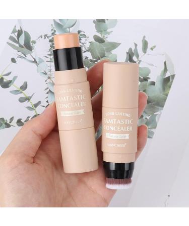 3 Pcs Contour Highlighter Blush Sticks Set with Brush - Waterproof Longwear Makeup Kit with Highlighter, Bronzer Pen & Cream Blush - Buy Online on GoSupps.com