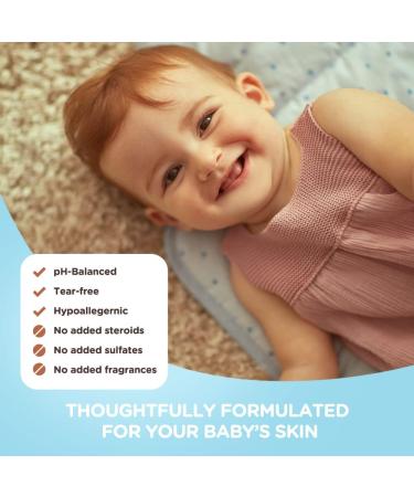 Aveeno Baby Daily Moisture Lotion with Natural Oatmeal - Hypoallergenic & Paraben-Free - 8 oz - Buy Online on GoSupps.com