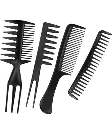 10 Pcs Hair Combs Set - Wide Tooth Anti-Static Barber Comb for Professional Styling - Ideal for Thick, Curly Hair - Men, Women, Salon & Home - Buy Online on GoSupps.com