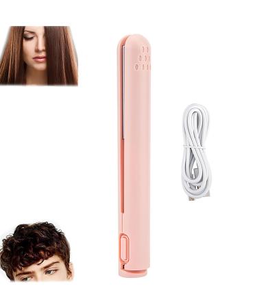 Mini Dual Purpose Curling Iron Hair Waver Mini Hair Straightener Quick & Easy for Women Short Hair All Hair Types