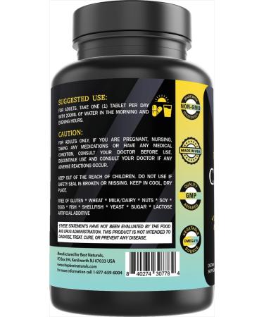 Best Naturals Calcium with D3 K2 Magnesium 90 Tablets - Made with Digestive Enzyme Probiotics Omega Blend - Buy Online on GoSupps.com