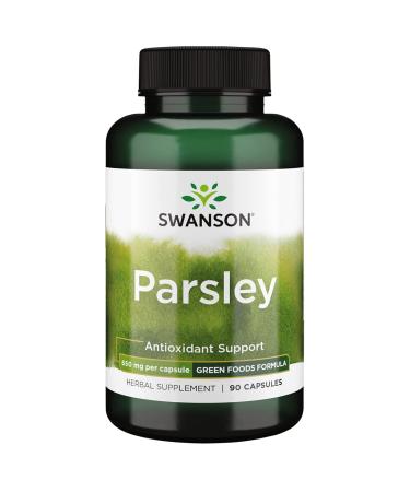 Swanson Parsley 650 Milligrams 90 Capsules 1