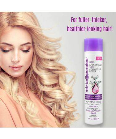 Mirta De Perales Shampoo with Collagen & Biotin - 10 fl oz | Revitalize & Nourish Your Hair - Shop Internationally - Buy Online on GoSupps.com