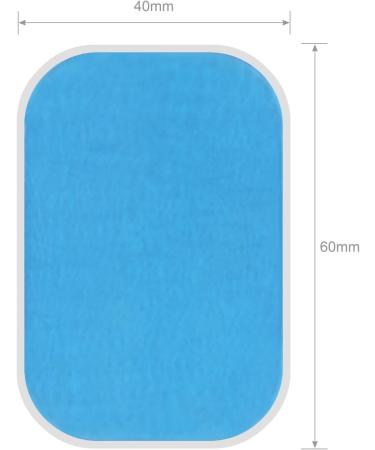 LIHAO 20x Gel Pads for EMS Abdominal Muscle Trainer | Replacement Adhesive Pads for Electrostimulation - International Shipping Available - Buy Online on GoSupps.com