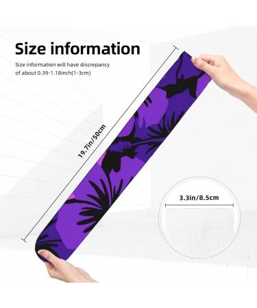 Lila Hawaiian Flower Compression Socks for Men & Women | 15-20 mmHg Circulation Support for Running & Cycling - Buy Online on GoSupps.com