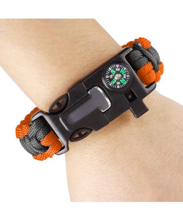 Ember Rock Survival Brand Kit 4 Set - Ultimate Outdoor Survival Essentials | Paracord Bracelets Flint Compass & More - Buy Online on GoSupps.com
