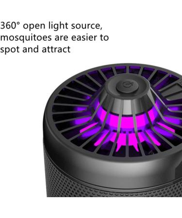 Photocatalyst Mosquito Killer Fashion Black UV Mosquito Killer Low Noise Indoor Portable Mosquito Killer No Radiation Maternal and Child Available Physical Mosquito Killer USB Interface H17cm 11cm - Buy Online on GoSupps.com