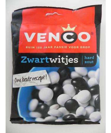 Venco Zwartwitjes / Hard Salted Liquorice 240 g