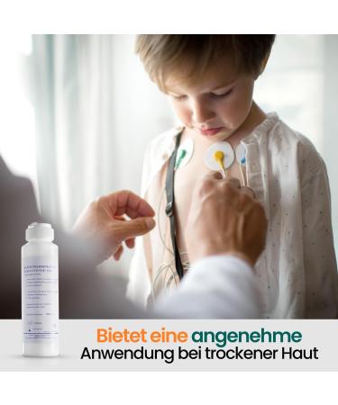 Conductive Electrode Gel 250ml for TENS & EMS Pads | Extend ECG EMG EEG Electrode Lifespan | Skin-Friendly & Certified - Buy Online on GoSupps.com