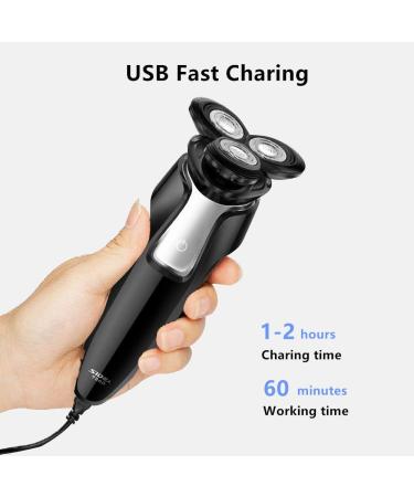 SID Electric Razor For Men 4 IN1 IPX7 Waterproof 4D Shaving Electric shaves (black) - Buy Online on GoSupps.com