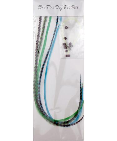 Valley Real Feather Hair Extensions - Set of 5 Feathers - Buy Online on GoSupps.com