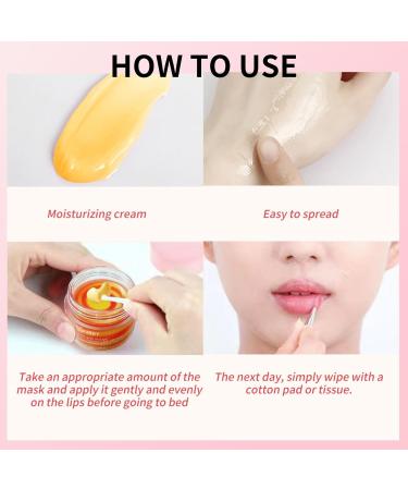 Lip Mask - Lip Care Lip Repair - Lip Sleeping Mask Overnight - Two-tone Lip Masks - Hydrating Lip Balm - Lip Moisturizer- Vitamin C Lip Scrub for Dry Lips - Long-lasting Moisturizing - Buy Online on GoSupps.com