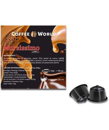  Coffee World COFFEE WORLD 30 capsules compatible with Nescaf * Dolce Gusto * coffee machines Nuttissimo flavor (3 boxes of 10 x 13g capsules) - Buy Online on GoSupps.com