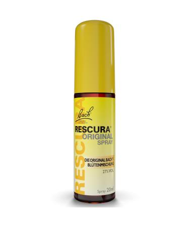 Original Bach RESCURA Spray: (formerly Rescue) Bach flower mixture 20ml Classic