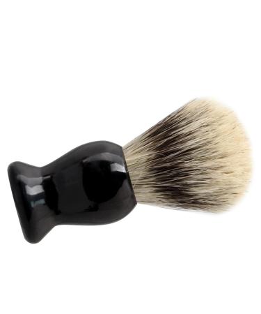 Folpus Men's Shaving Brush for Home Travel Shaving Accessories Comfortable Black