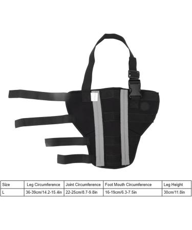 Dog Hind Leg Brace Stable Support Knee Pads Puppy Rear Leg Protector Dog Rear Leg Hock Brace Dog Leg Joint Wraps Dog Hind Leg Brace for Sprain Leg Wounds Care (L) - Buy Online on GoSupps.com