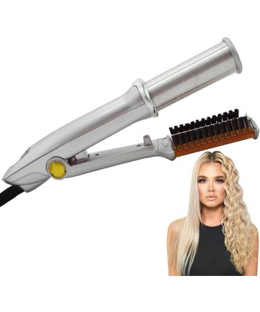 2 in1 Fast Heat Styling Tool, Multi Functional Iron for Straight Hair/Curly Hair, Dual Voltage, Travel Curling Iron for Girls Women