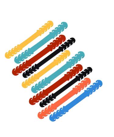 Yliquor 10PC Non-Slip Adjustable Face Cover Lanyard Handy&Convenient Safety Facial Covering Scarf Rest&Ear Holder Rope Silicone Mask Hanging Buckle Extension Strap (10 PC Multicolor-B)