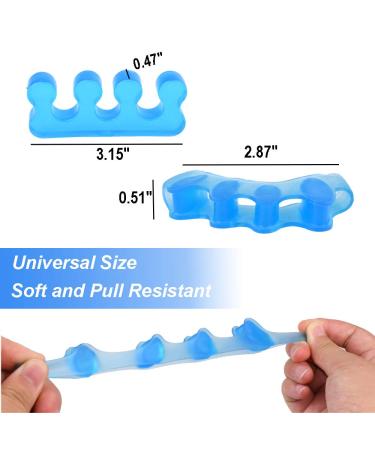 Alivonao Gel Toe Separators & Straighteners for Bunions, Hammer Toes - Universal Size (2 Pair) - Buy Online on GoSupps.com