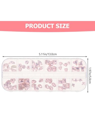 Beavorty 1 Box Nail diamond jewelry nail art jewelry diamond nail art charms heart nail charms irregular manicure charms nail tech accessories nails gems patch 3d rhinestones do it yourself Style A - Buy Online on GoSupps.com